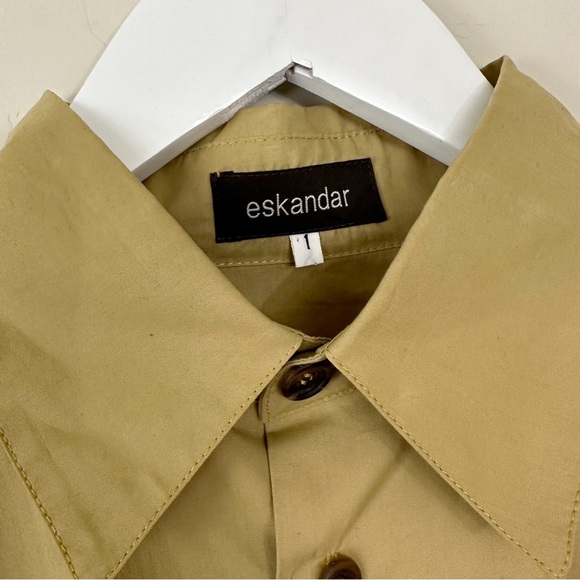eskandar Button Down Collared Shirt Oversized - Picture 4 of 16